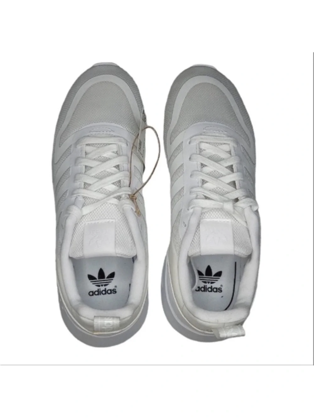 adidas White Mesh Casual Trainers Sneakers Stylish Adidas sneakers in white